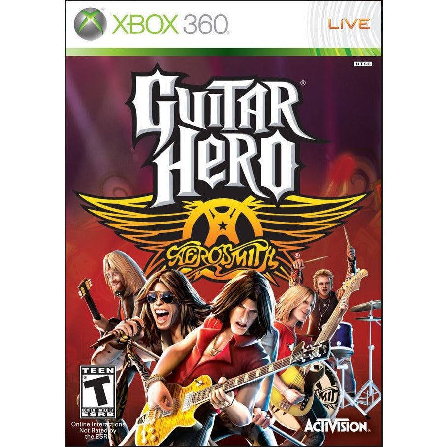 Guitar Hero Aerosmith Microsoft Xbox 360 Game from 2pgaming