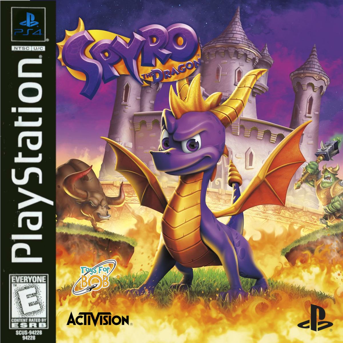 Spyro The Dragon PlayStation 1 Game from 2pgaming