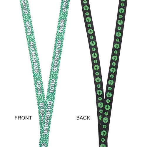 Bioworld Pokemon Bulbasaur Green Kanto Region Lanyard With Rubber Charm And ID from 2pgaming