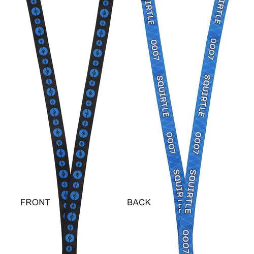 Pokemon Squirtle Blue Kanto Region Lanyard With Rubber Charm And ID from 2pgaming