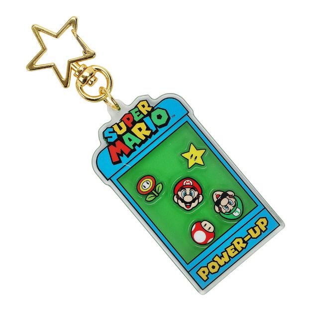 Super Mario Power - Up Shaker Keychain from 2pgaming