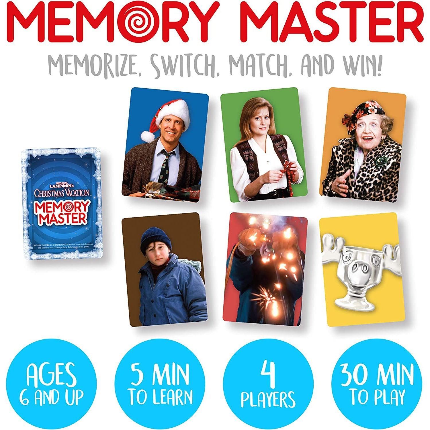 AQUARIUS - National Lampoon Christmas Vacation Memory Master Card Game from 2pgaming