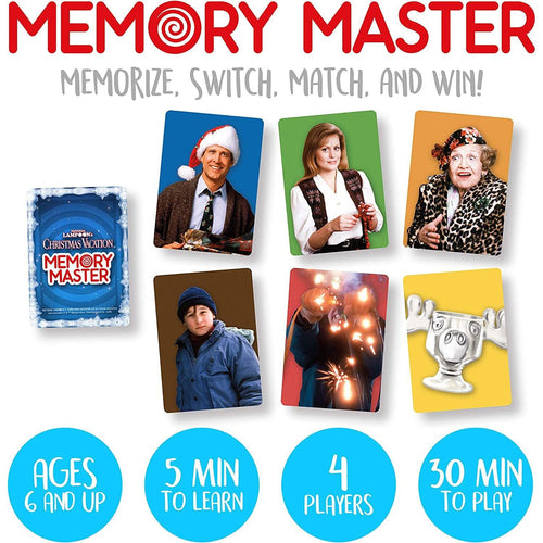 AQUARIUS - National Lampoon Christmas Vacation Memory Master Card Game from 2pgaming