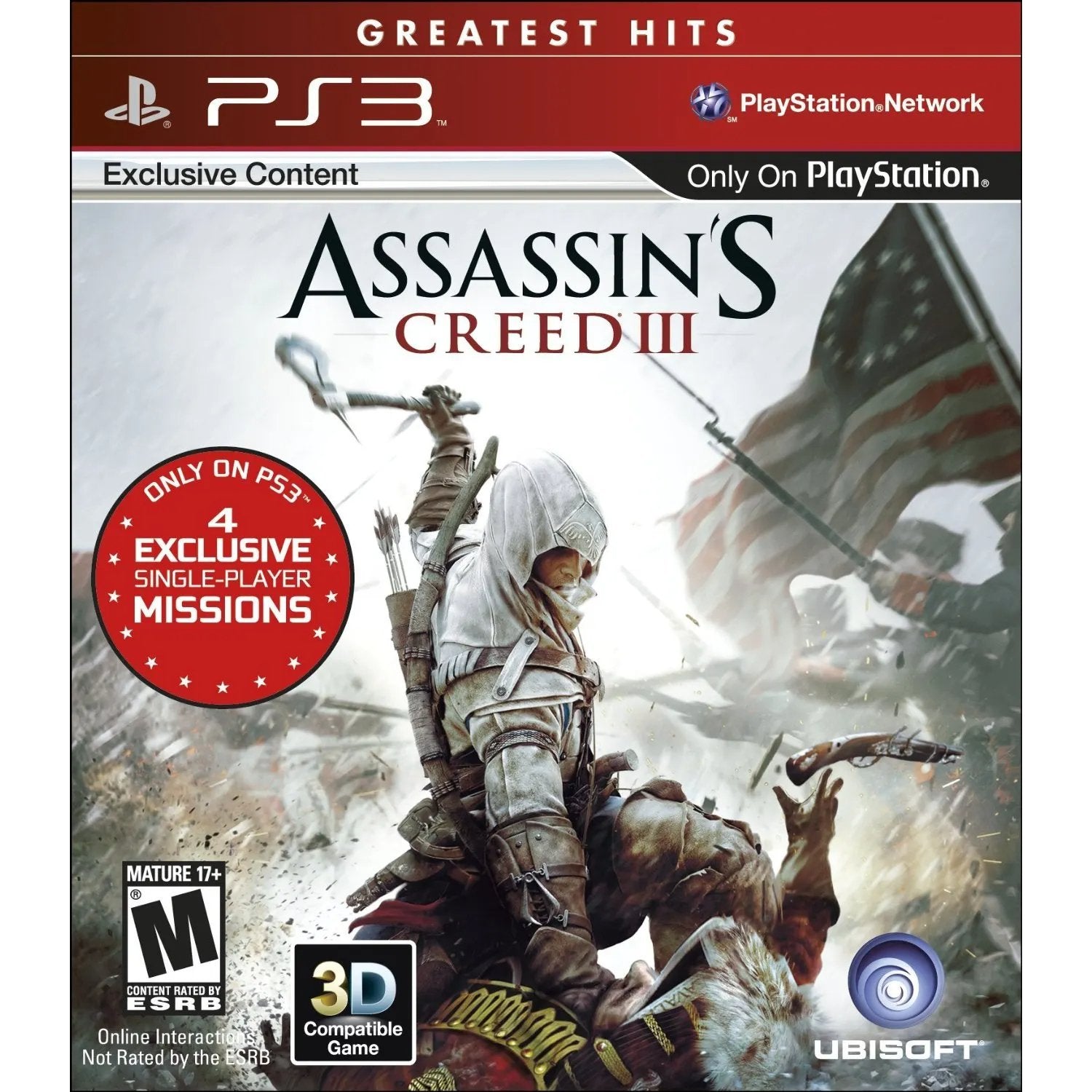 Assassin's Creed III Greatest Hits PlayStation 3 PS3 Game from 2pgaming