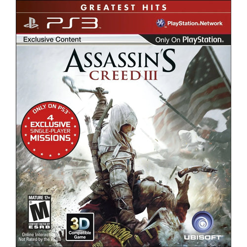 Assassin's Creed III Greatest Hits PlayStation 3 PS3 Game from 2pgaming
