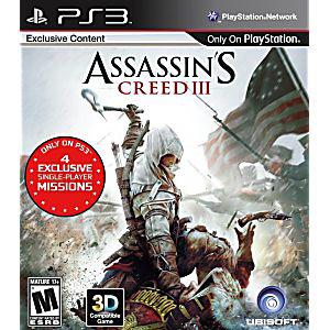 Assassin's Creed III Sony PS3 PlayStation 3 Game from 2pgaming