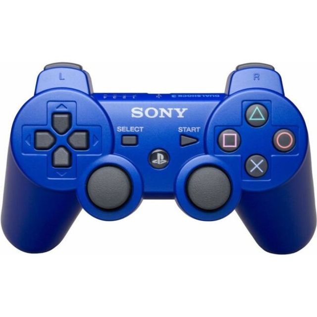 Authentic Sony PlayStation 3 PS3 Dualshock Wireless Controller-Blue from 2pgaming