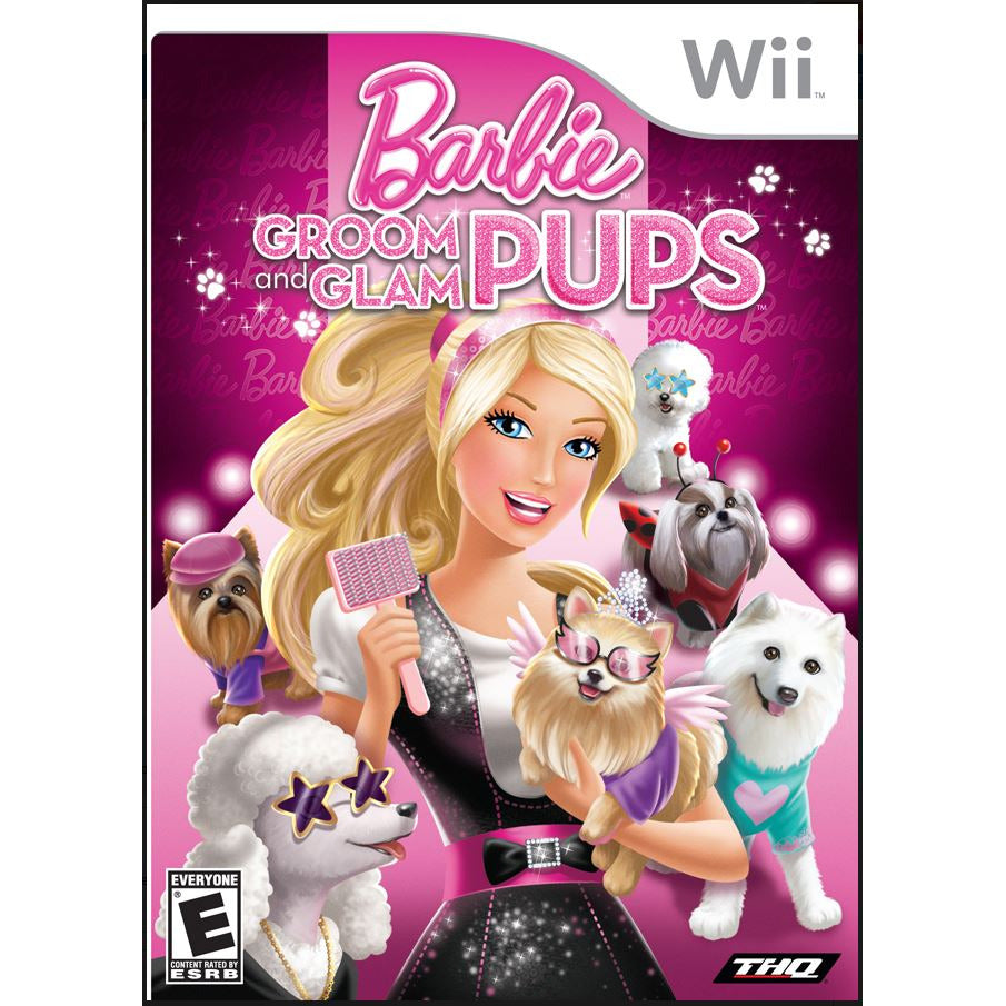 Barbie Groom and Glam Pups Nintendo Wii Game from 2pgaming