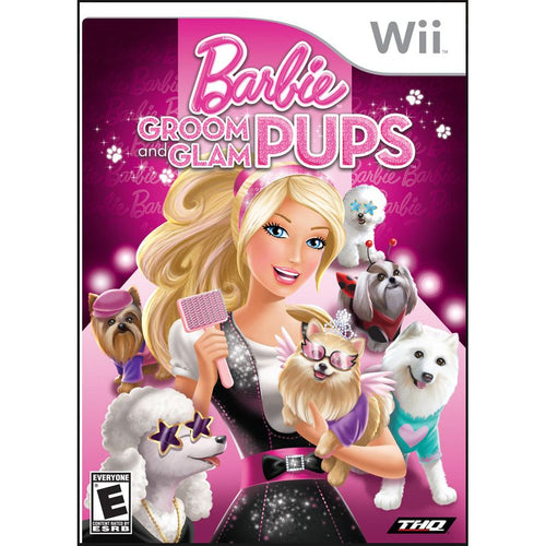 Barbie Groom and Glam Pups Nintendo Wii Game from 2pgaming