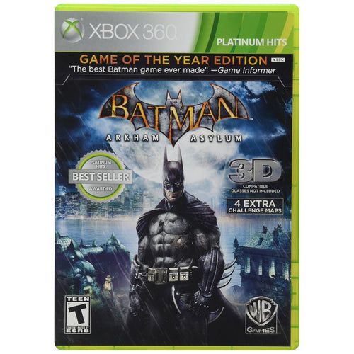 Batman Arkham Asylum Game of the Year Edition Xbox 360 Game from 2pgaming