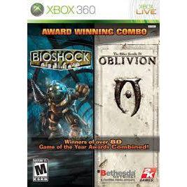 Bioshock & Elder Scrolls IV Oblivion Combo Microsoft Xbox 360 Game from 2pgaming