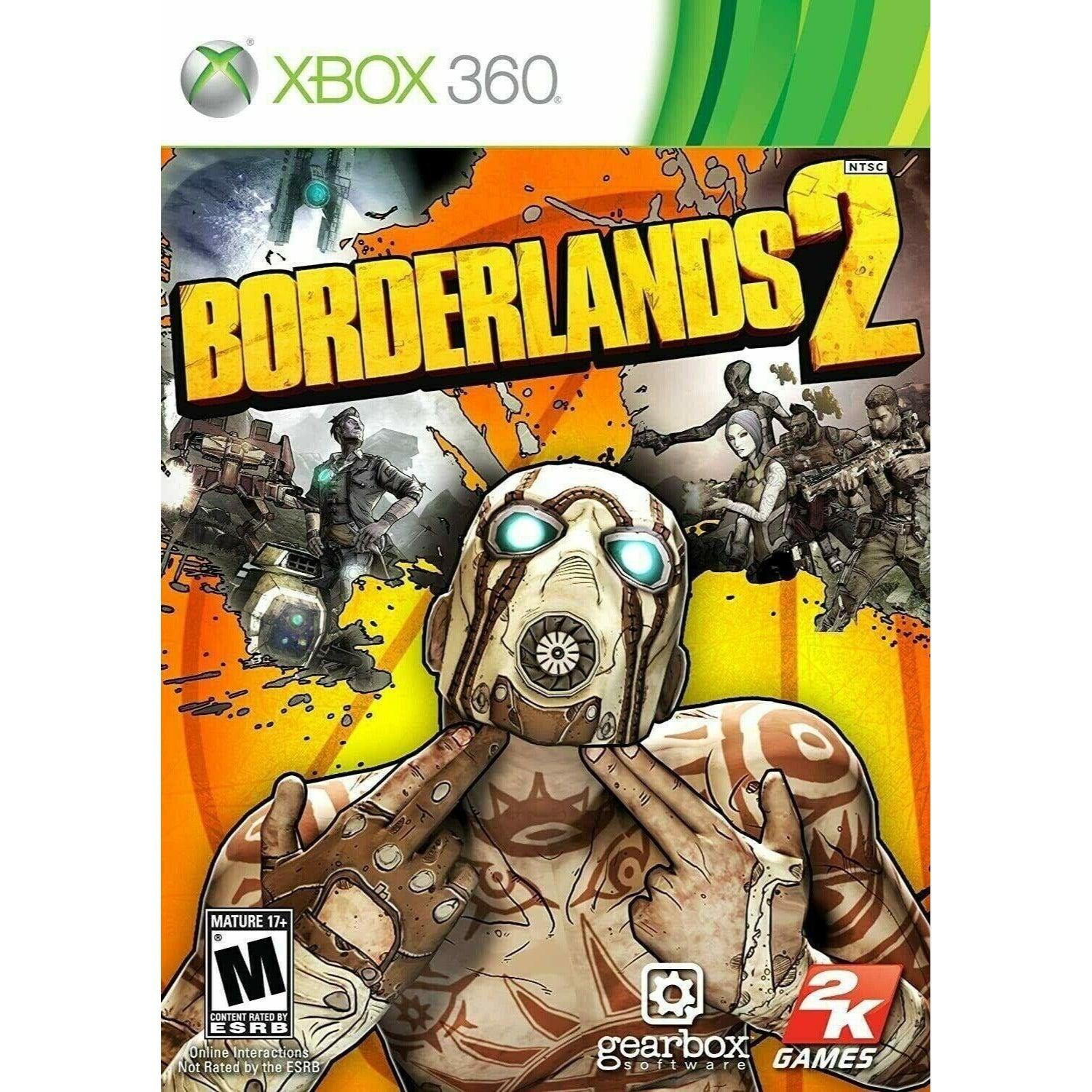 Borderlands 2 Microsoft Xbox 360 Game from 2pgaming