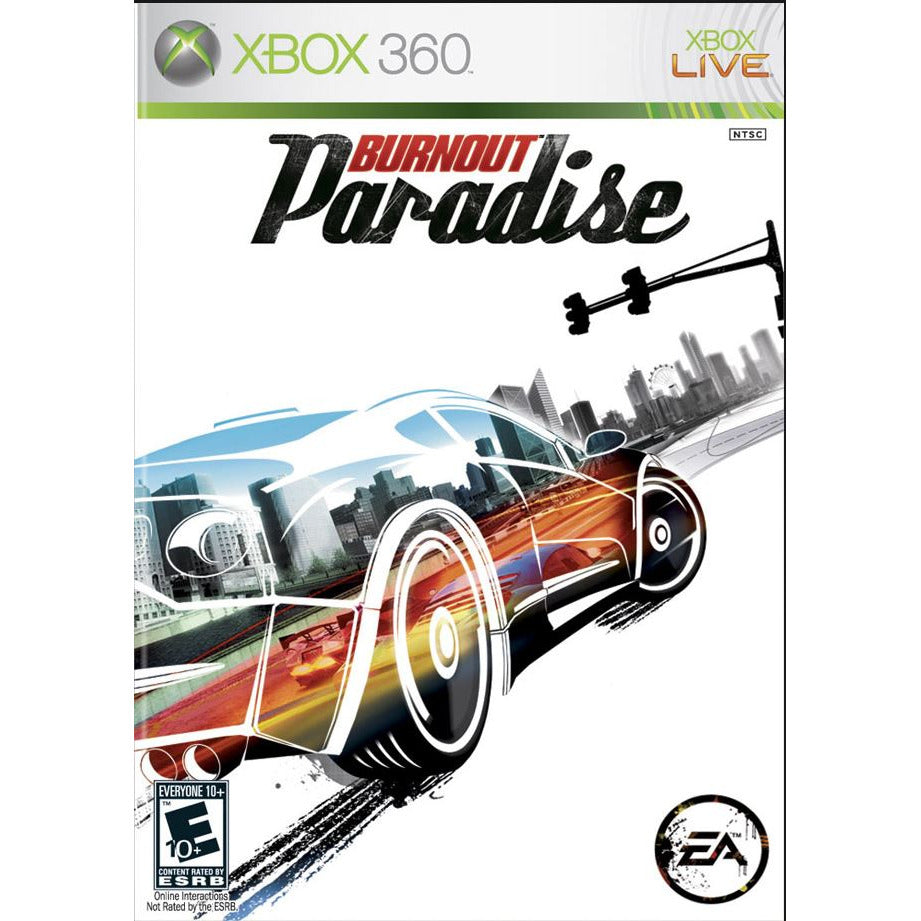 Burnout Paradise Microsoft Xbox 360 Game from 2pgaming