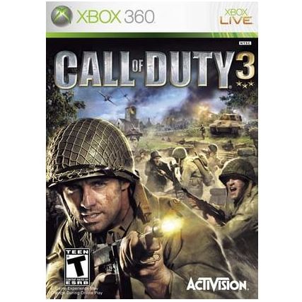 Call of Duty 3 Microsoft Xbox 360 Game from 2pgaming