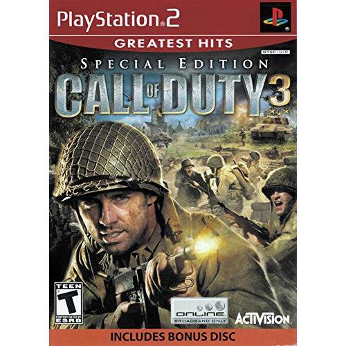 Call of Duty 3 Special Edition + Bonus Disk Sony PS2 PlayStation 2 Game from 2pgaming