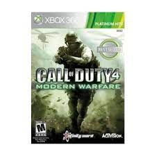 Call Of Duty 4 Modern Warfare Platinum Hits Microsoft Xbox 360 Game from 2pgaming
