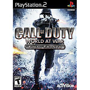 Call of Duty World at War Final Fronts Sony PS2 PlayStation 2 Game from 2pgaming