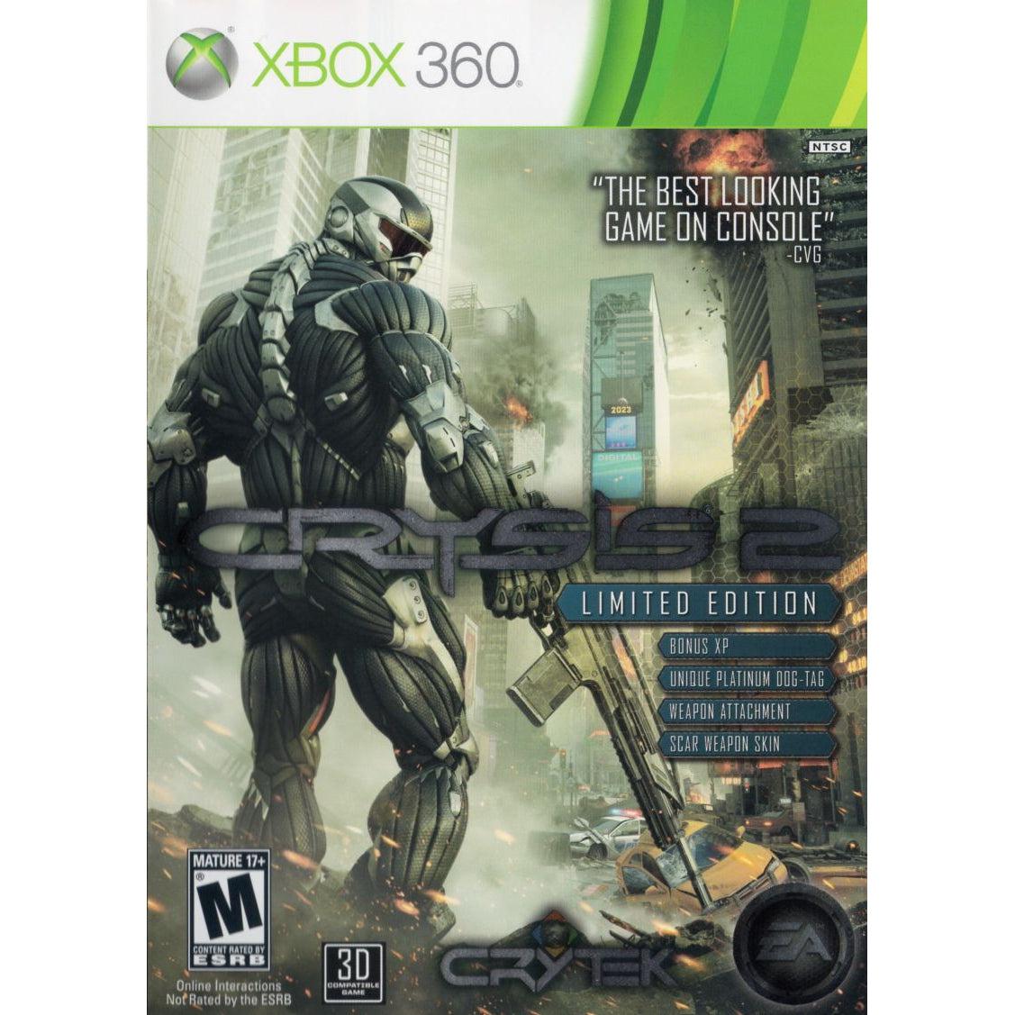 Crysis 2 Limited Edition Xbox 360 Game from 2pgaming