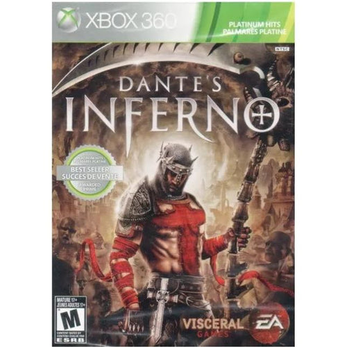 Dante's Inferno Platinum Hits Microsoft Xbox 360 Game from 2pgaming