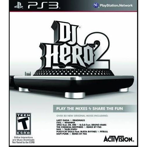 DJ Hero 2 Sony PS3 PlayStation 3 Game from 2pgaming