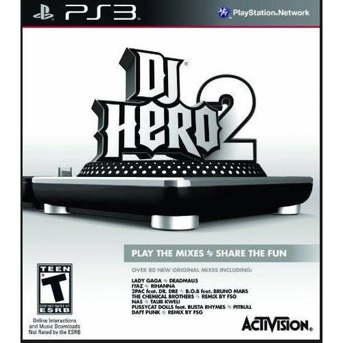 DJ Hero 2 Sony PS3 PlayStation 3 Game from 2pgaming