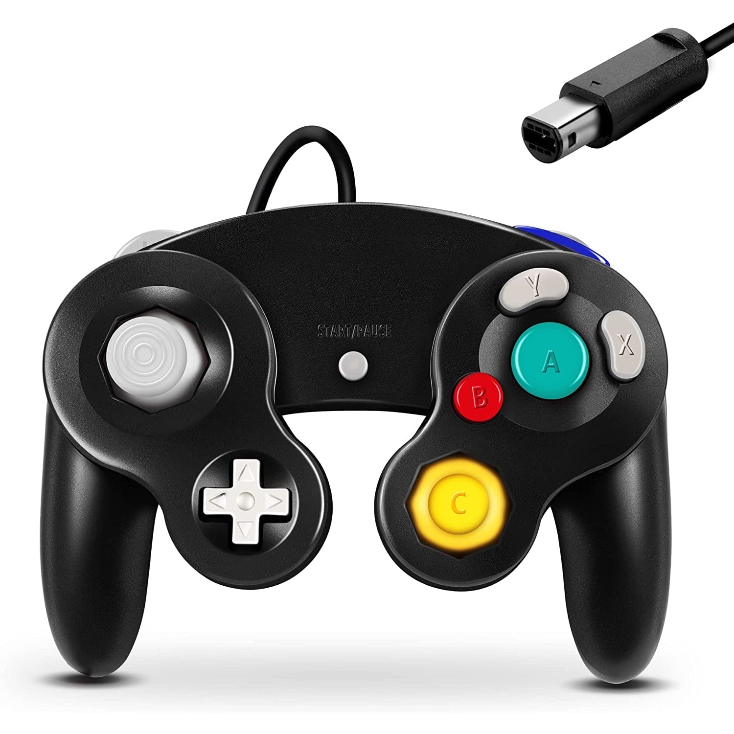 Gamecube Controller, Classic Controller Gamepad Compatible with Nintendo Wii, Upgraded from 2pgaming