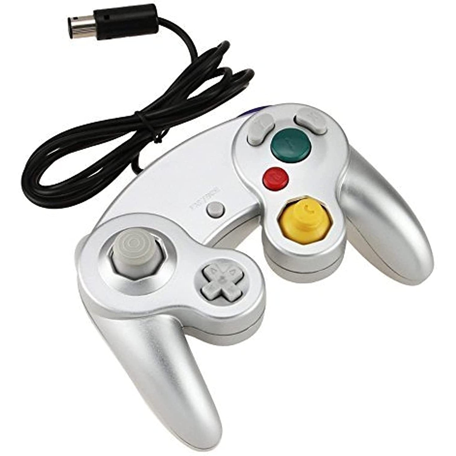 Gamecube Controller, Classic Controller Gamepad Compatible with Nintendo Wii, Upgraded, Silver from 2pgaming