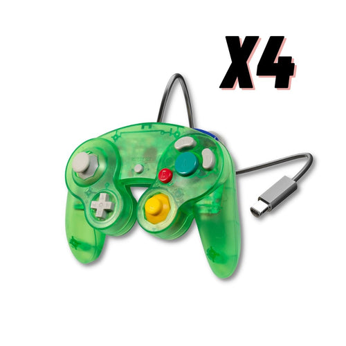 Gamecube Controller Gamepad Wired Compatible with Nintendo Gamecube & Wii - Jungle Green from 2pgaming