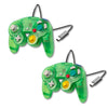 Gamecube Controller Gamepad Wired Compatible with Nintendo Gamecube & Wii - Jungle Green from 2pgaming