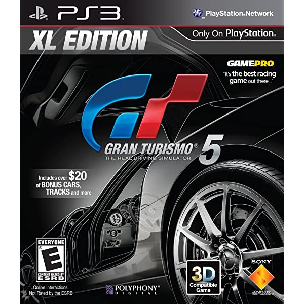 Gran Turismo 5 XL Edition PS3 PlayStation 3 Game from 2pgaming