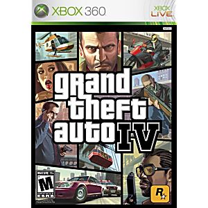 Grand Theft Auto IV Microsoft Xbox 360 Game - Map & Manual from 2pgaming