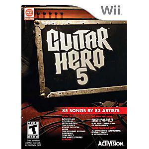 Guitar Hero 5 Nintendo Wii Game from 2pgaming