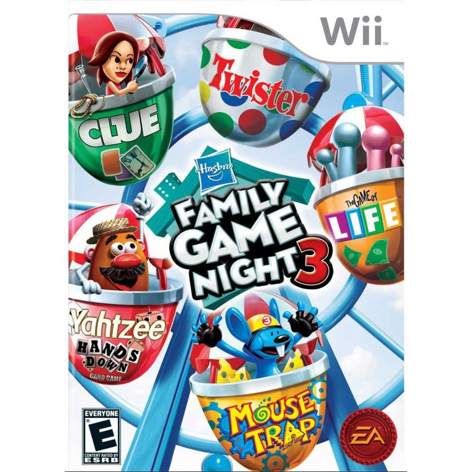 Hasbro Family Game Night 3 Nintendo Wii Game from 2pgaming