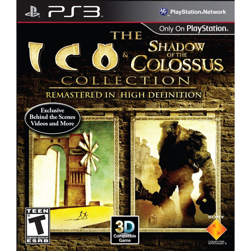 Ico & Shadow of the Colossus Collection Sony PS3 PlayStation 3 Game from 2pgaming