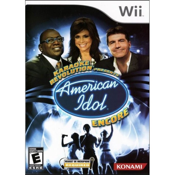 Karaoke Revolution American Idol Encore Nintendo Wii Game from 2pgaming