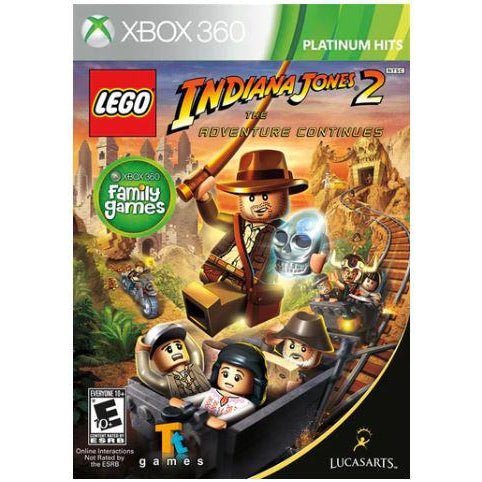 LEGO Indiana Jones 2 The Adventure Continues Platinum Hits Microsoft Xbox 360 Game from 2pgaming