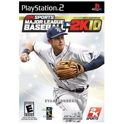 Major League Baseball 2K10 PlayStation 2 PS2 Game from 2pgaming