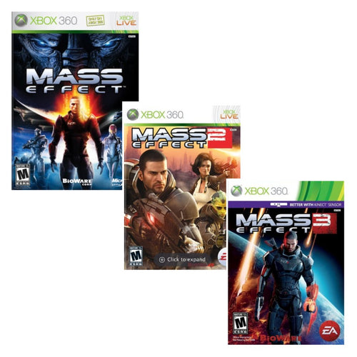 Mass Effect 1, 2, & 3 Xbox 360 Game from 2pgaming