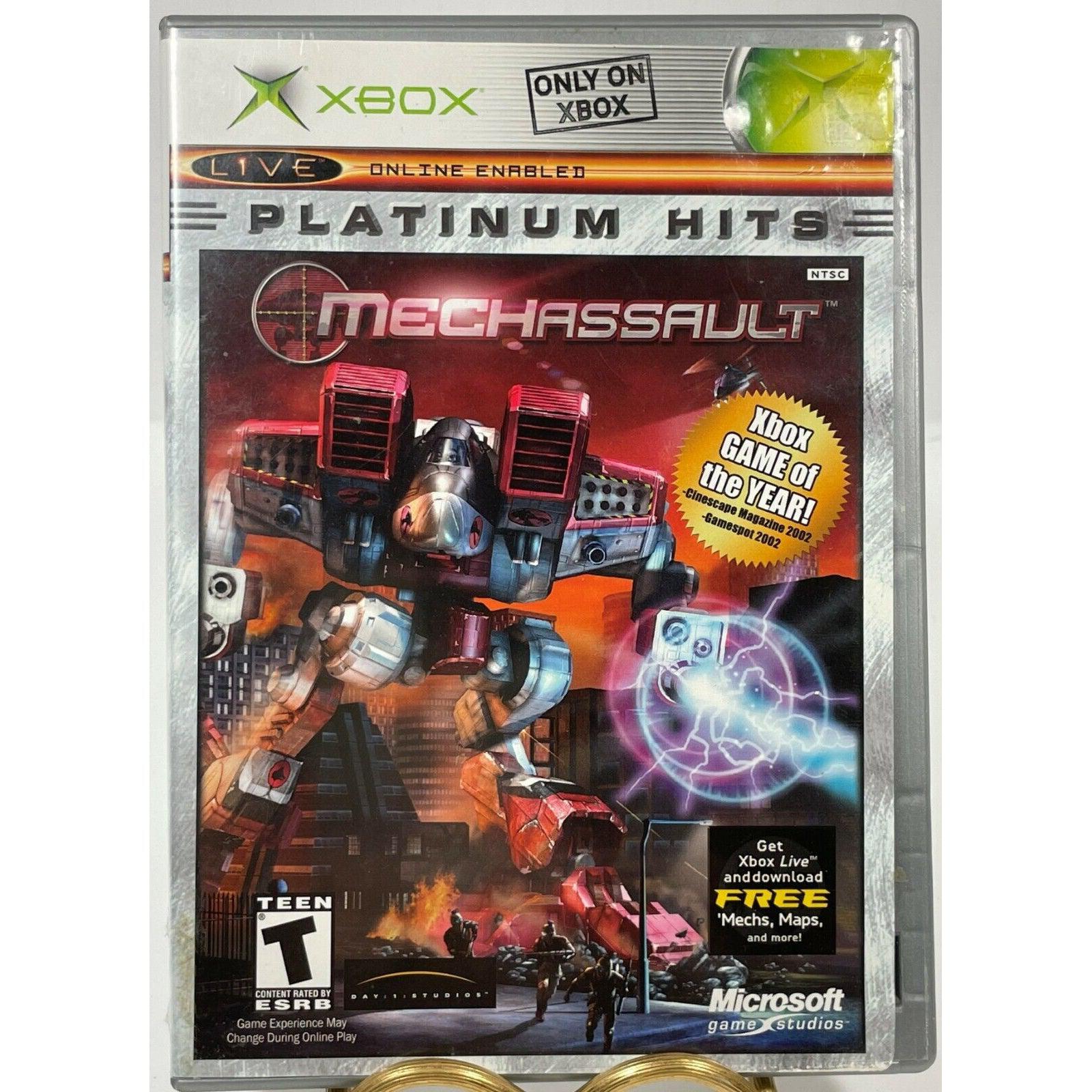 MechAssault Xbox Microsoft Xbox Platinum Hits Game from 2pgaming