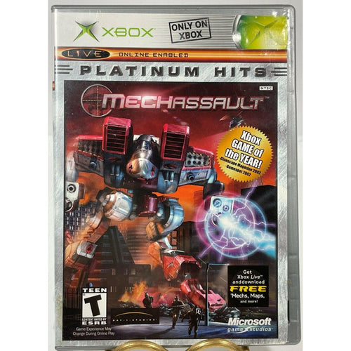 MechAssault Xbox Microsoft Xbox Platinum Hits Game from 2pgaming