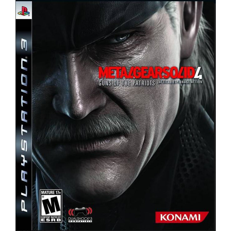 Metal Gear Solid 4 Guns of the Patriots Sony PS3 PlayStation 3 Game from 2pgaming