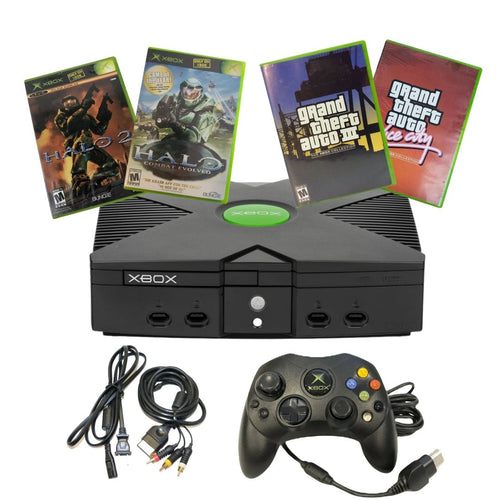 Microsoft Original Xbox Console Halo & GTA Bundle from 2pgaming