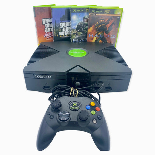 Microsoft Original Xbox Console Halo & GTA Bundle from 2pgaming