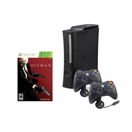 Microsoft Xbox 360 Elite 120GB Console Bundle, Black, Brand New Hitman Absolution from 2pgaming