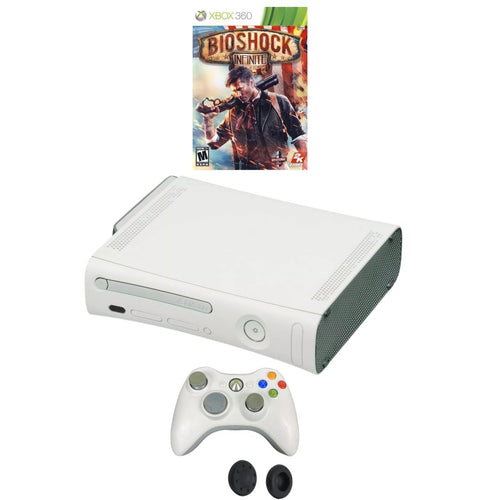 Microsoft Xbox 360 White Console Bundle, New Bioshock Infinite from 2pgaming