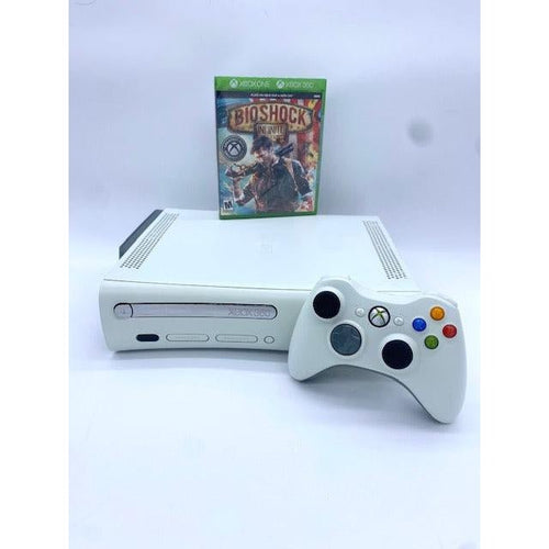 Microsoft Xbox 360 White Console Bundle, New Bioshock Infinite from 2pgaming