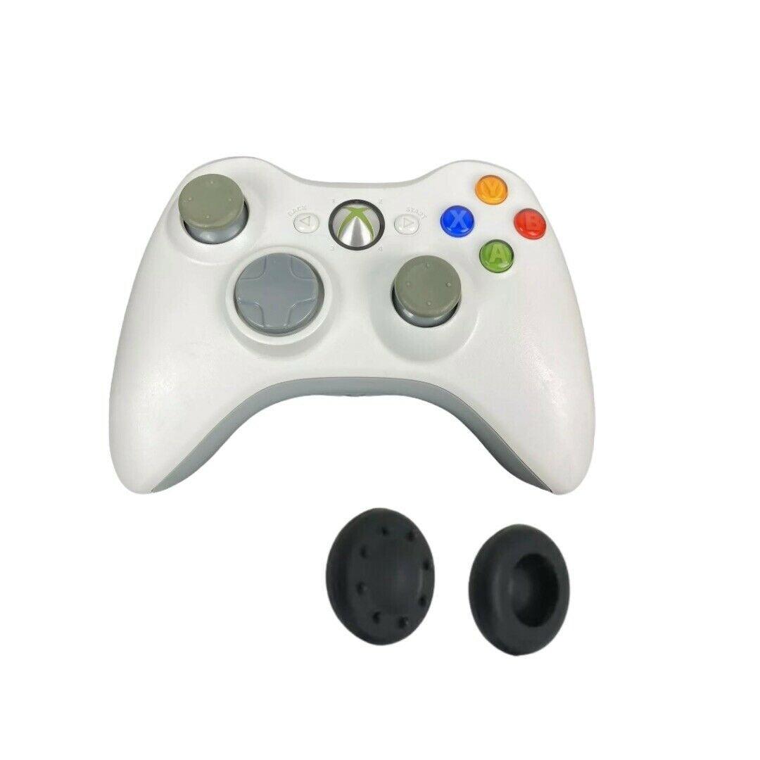 Microsoft Xbox 360 White Wireless Controller from 2pgaming