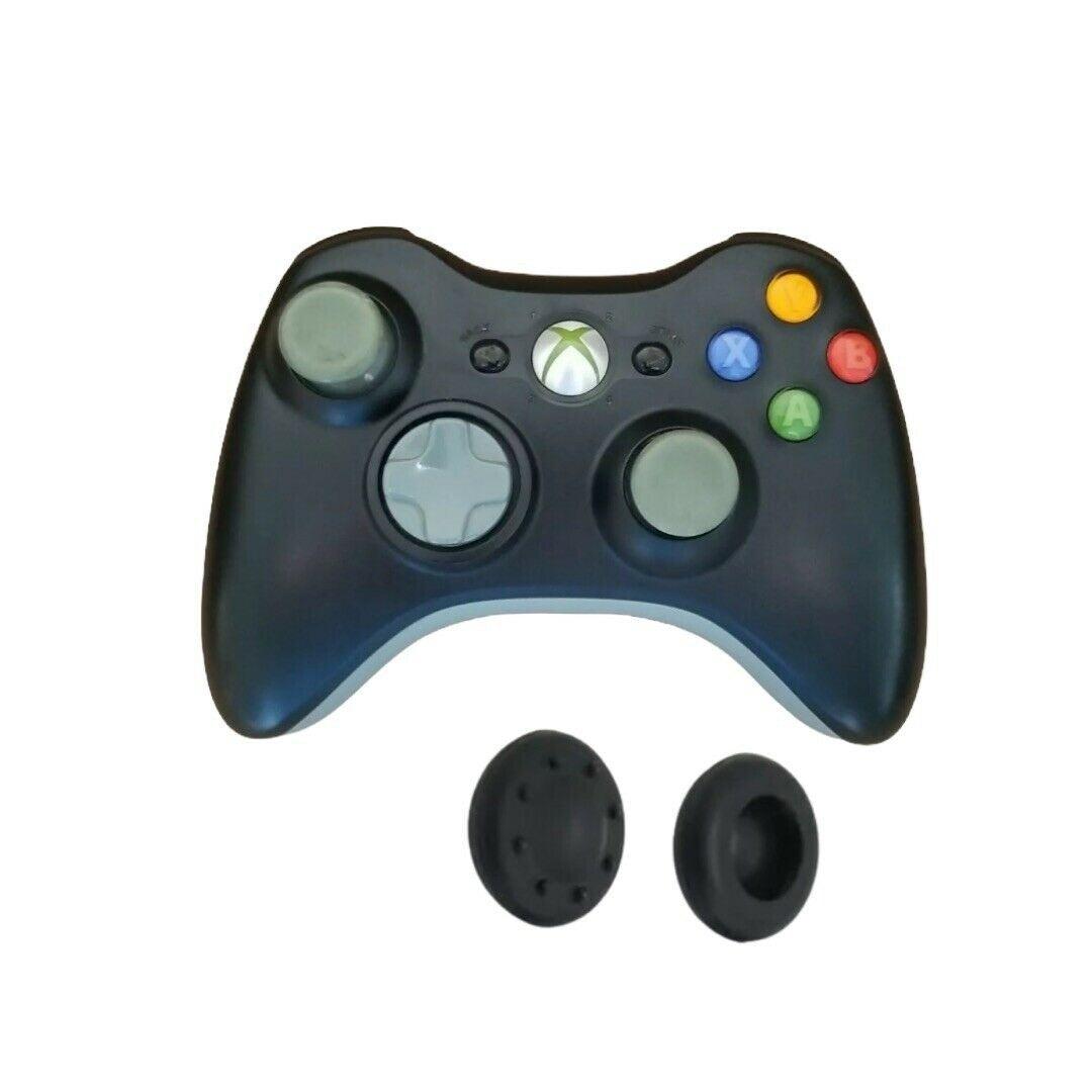 Microsoft Xbox 360 Wireless Controller, Black With Gray D Pad from 2pgaming