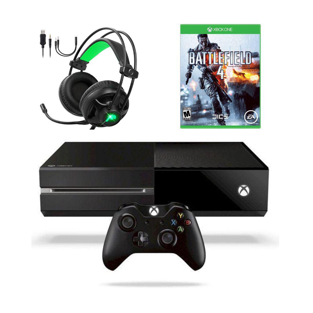 Microsoft Xbox One 500GB Game Console, New Headset, Battlefield 4 from 2pgaming