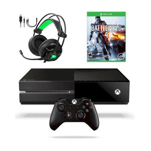 Microsoft Xbox One 500GB Game Console, New Headset, Battlefield 4 from 2pgaming
